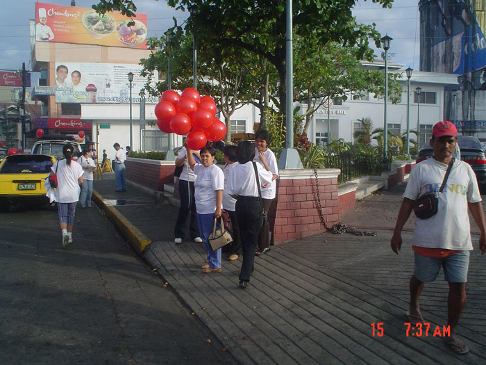 City Plaza
at the City Plaza before the motorcade

